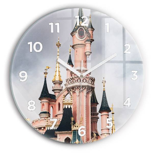 Okrúhle hodiny Zámok Disneyland v Paríži