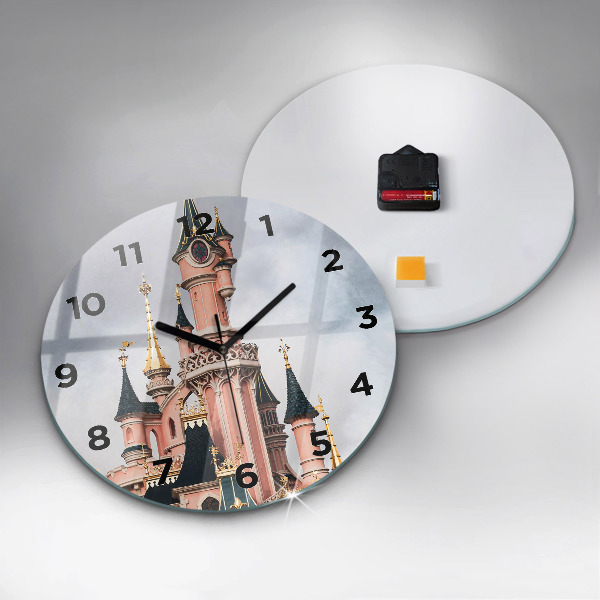 Okrúhle hodiny Zámok Disneyland v Paríži