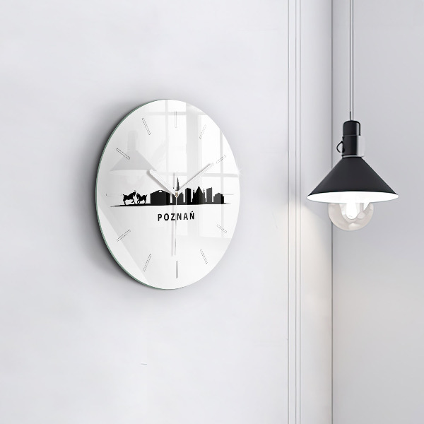 Okrúhle hodiny Panoramatická grafika Poznaň