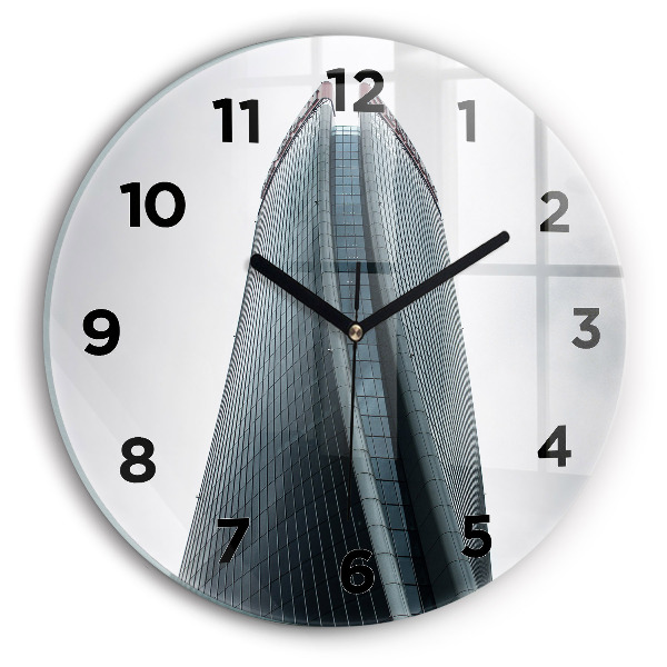 Okrúhle hodiny Mrakodrap v Miláne