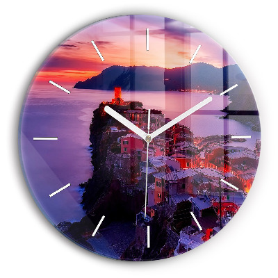 Okrúhle hodiny Domy pri jazere