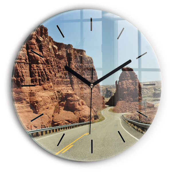 Okrúhle hodiny Route 66 v USA