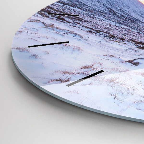 Okrúhle hodiny Chata v horskom prostredí