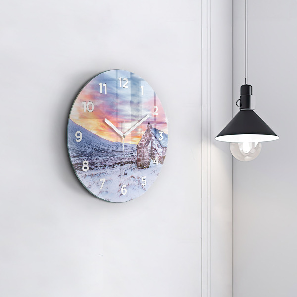 Okrúhle hodiny Chata v horskom prostredí