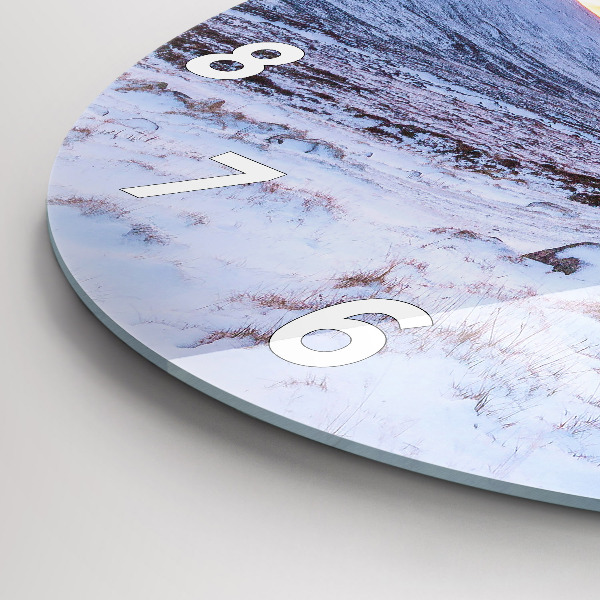 Okrúhle hodiny Chata v horskom prostredí