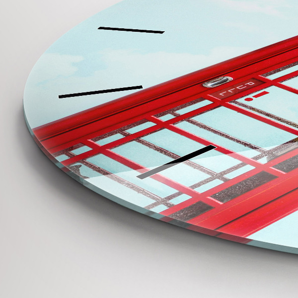 Okrúhle hodiny Verejný telefón