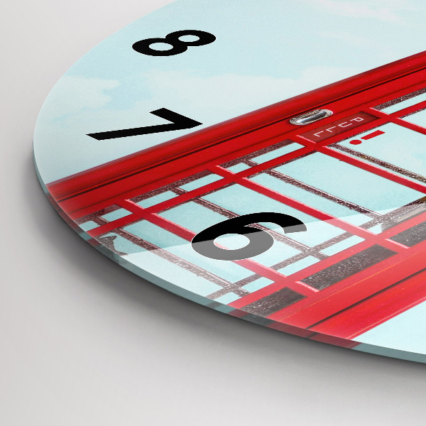 Okrúhle hodiny Verejný telefón