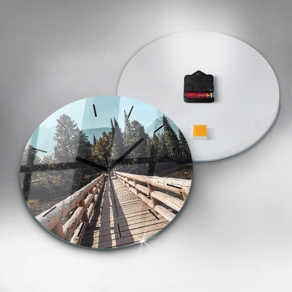 Okrúhle hodiny Hory v Yellowstone