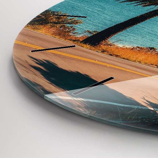 Okrúhle hodiny Palmy v Malibu