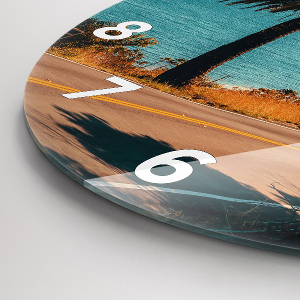 Okrúhle hodiny Palmy v Malibu