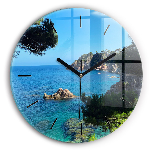 Okrúhle hodiny Pobrežie Costa Brava