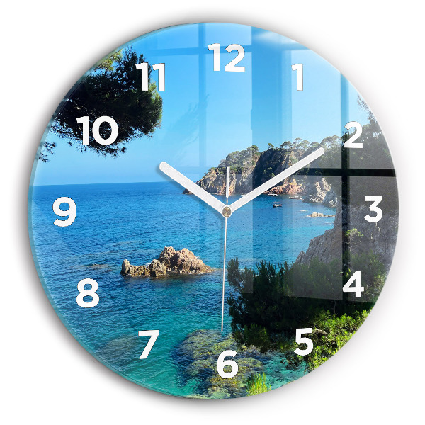 Okrúhle hodiny Pobrežie Costa Brava