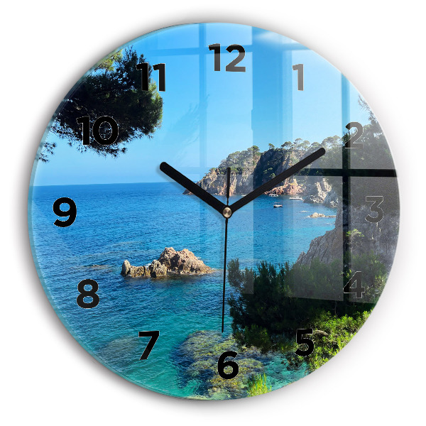 Okrúhle hodiny Pobrežie Costa Brava