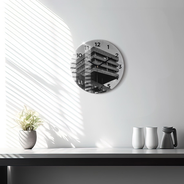 Okrúhle hodiny Architektúra v Amsterdame