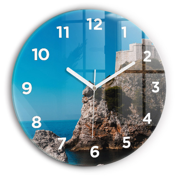 Okrúhle hodiny Útesy v Dubrovníku