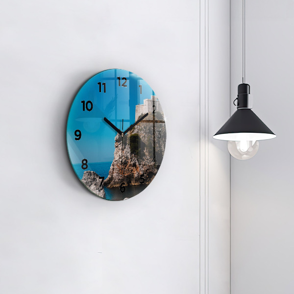 Okrúhle hodiny Útesy v Dubrovníku