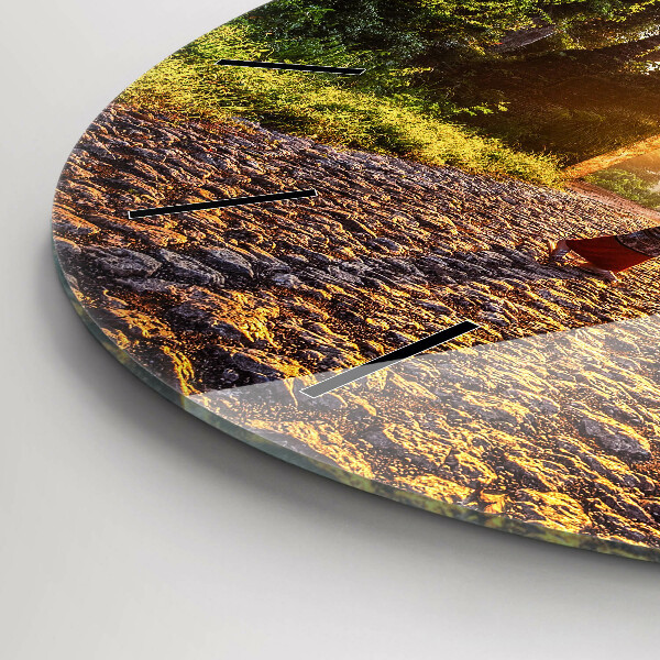 Okrúhle hodiny Surat Thani Park Thajsko