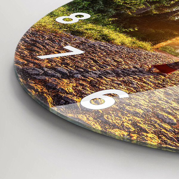 Okrúhle hodiny Surat Thani Park Thajsko