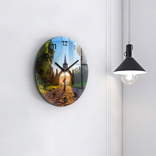 Okrúhle hodiny Surat Thani Park Thajsko