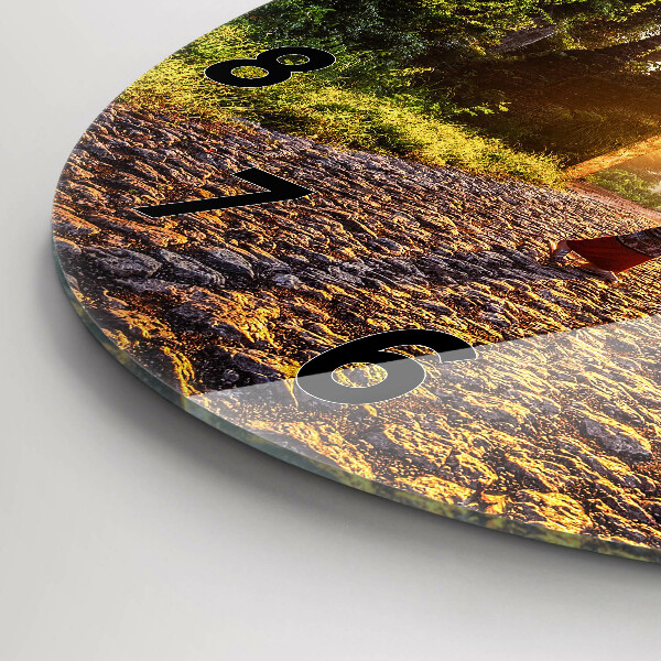 Okrúhle hodiny Surat Thani Park Thajsko