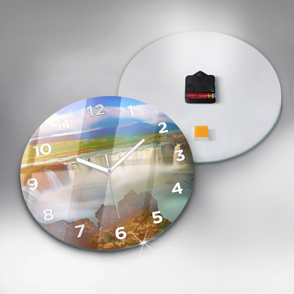 Okrúhle hodiny Godafoss na Islande