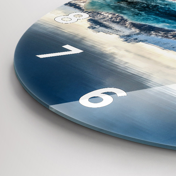 Okrúhle hodiny Islandské jazero Jokulsarlon