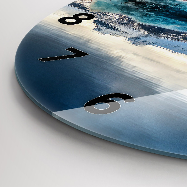 Okrúhle hodiny Islandské jazero Jokulsarlon