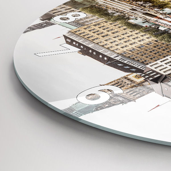 Okrúhle hodiny Rieka Hamburg Nemecko