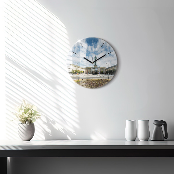 Okrúhle hodiny Panoráma mesta Ostrava