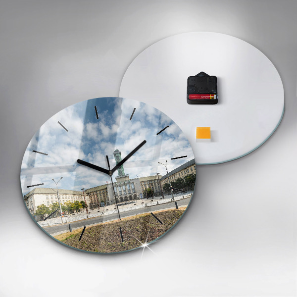 Okrúhle hodiny Panoráma mesta Ostrava