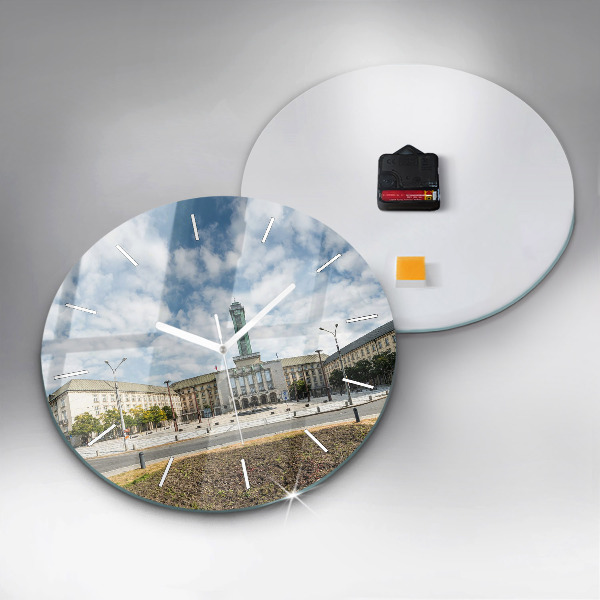 Okrúhle hodiny Panoráma mesta Ostrava