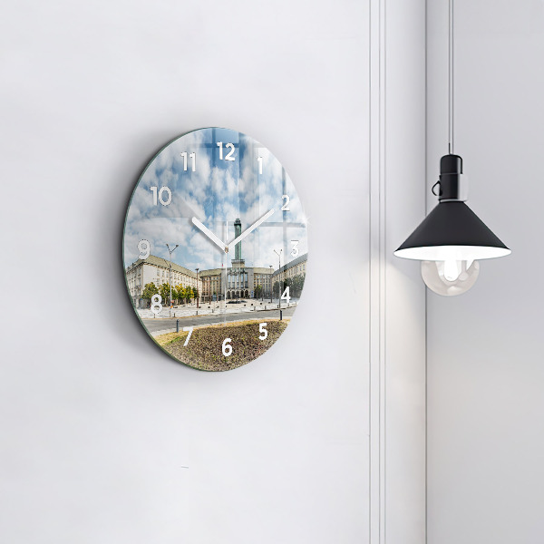 Okrúhle hodiny Panoráma mesta Ostrava