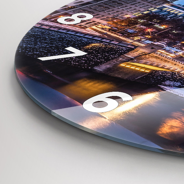 Okrúhle hodiny Panoráma mesta Plzeň