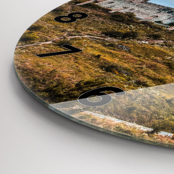 Okrúhle hodiny Spišský hrad na Slovensku