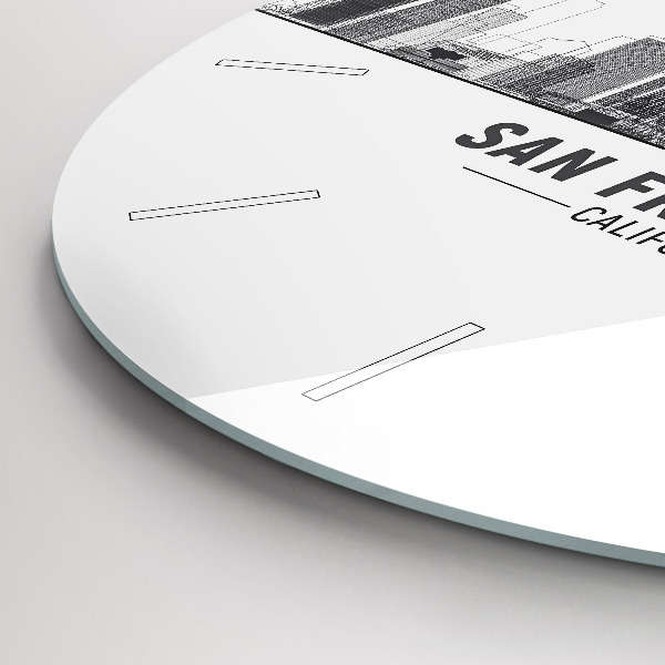 Okrúhle hodiny Panoráma San Francisca