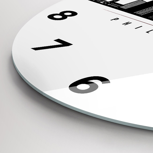 Okrúhle hodiny Ilustrácia z Philadelphie