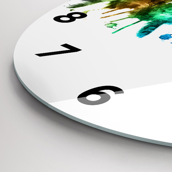 Okrúhle hodiny Farebná Philadelphia