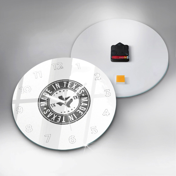 Okrúhle hodiny Texaská známka