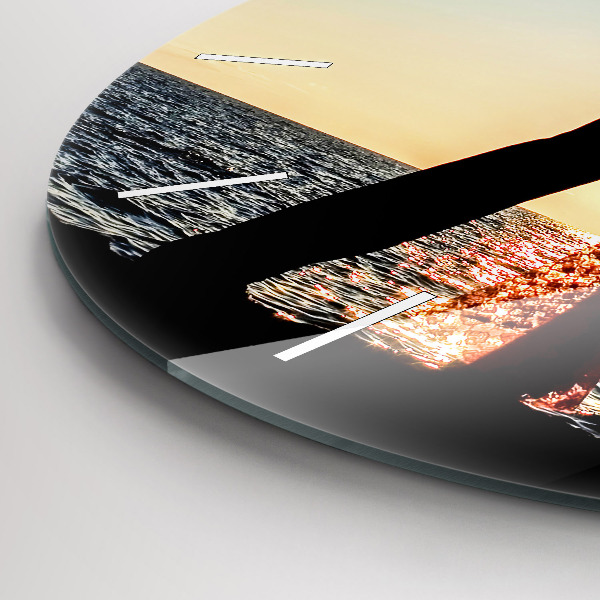 Okrúhle hodiny Španielsky tanec na mori