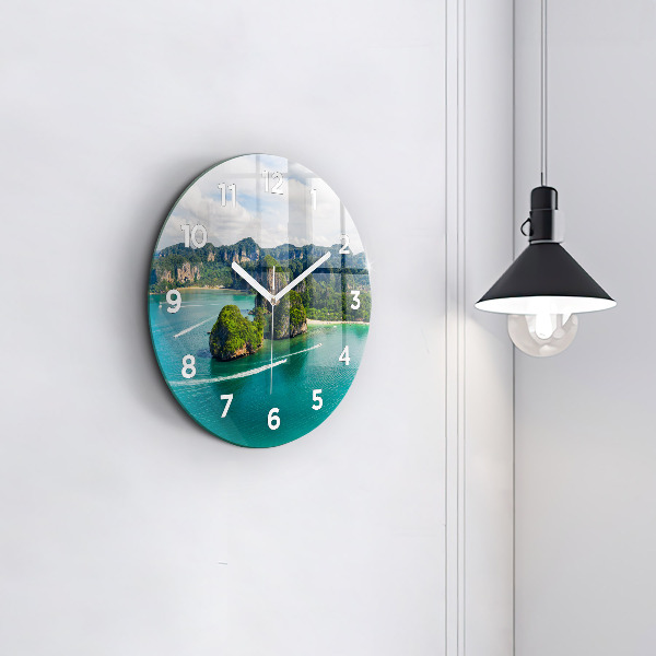 Okrúhle hodiny Ostrov v Thajsku