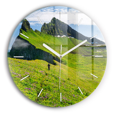 Okrúhle hodiny Islandská rezervácia Hornstrandir