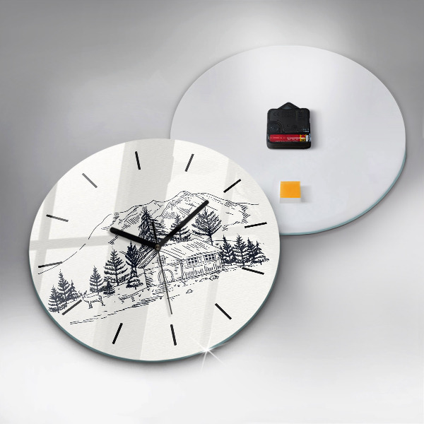 Okrúhle hodiny Kreslené mesto