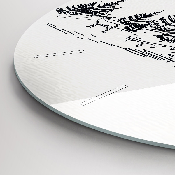 Okrúhle hodiny Kreslené mesto