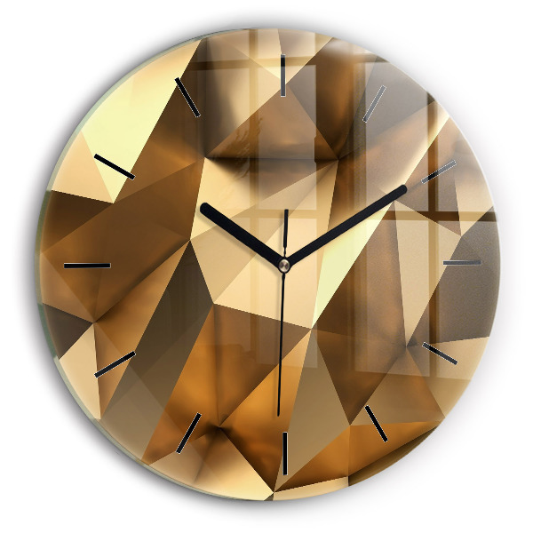 Okrúhle hodiny Geometrická textúra