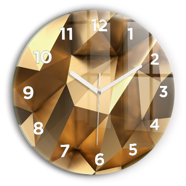 Okrúhle hodiny Geometrická textúra