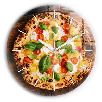 Okrúhle hodiny Talianska pizza