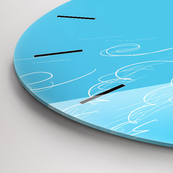 Okrúhle hodiny Nákres žiarovky