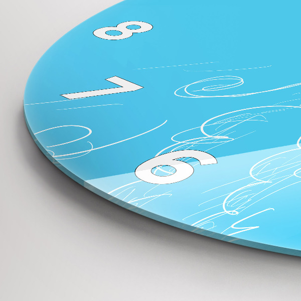 Okrúhle hodiny Nákres žiarovky