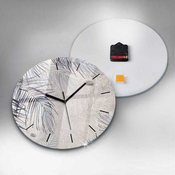 Okrúhle hodiny Palmový list