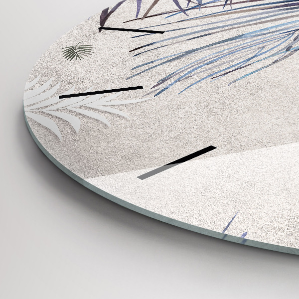 Okrúhle hodiny Palmový list